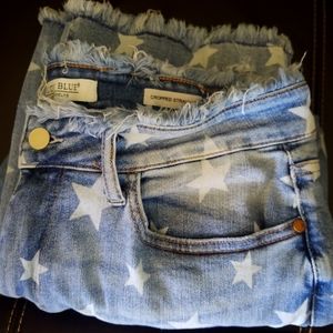 Judy Blue Star Cropped Jeans